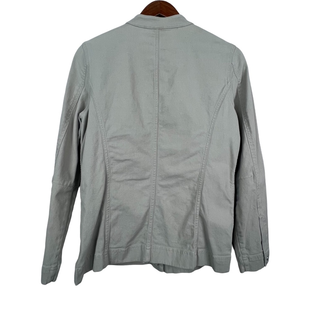 J. Jill Womens Jacket Lightweight Utility Jacket Size Small Tan - Picture 8 of 16